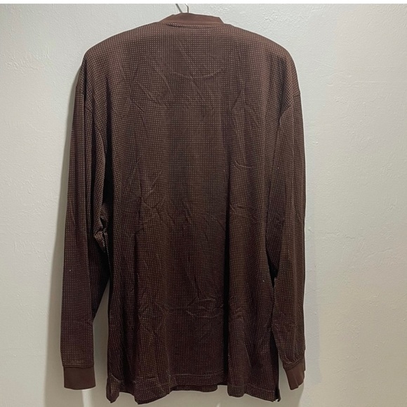 Oxford Golf Super Dry Brown Pullover Mens 2XL Double Jersey - Picture 4 of 6